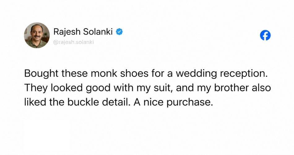 Regale Tan Monk Strap Shoes for Men - Dress Shoes for Office & Party Wear customer review 1