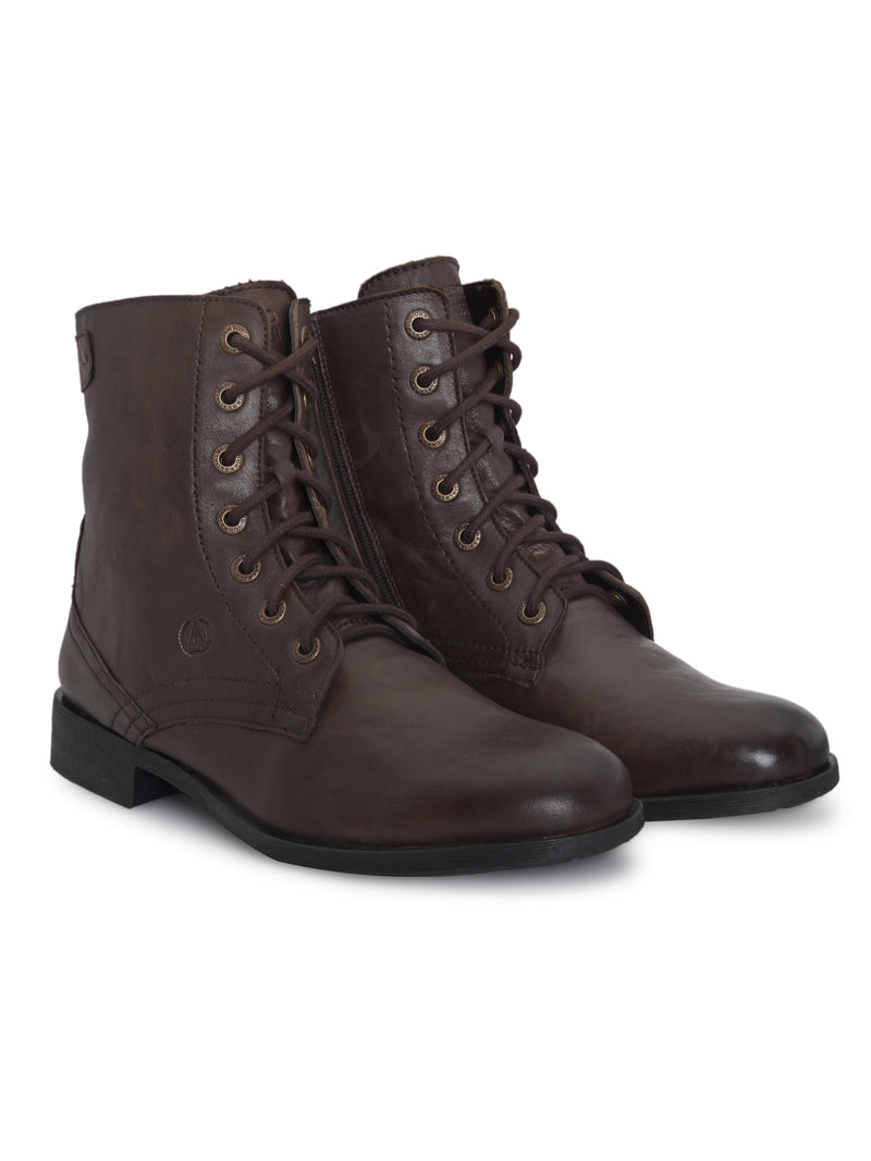 Alberto Torresi Barcus Brown Ankle Boots