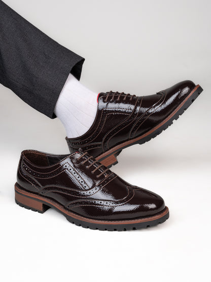 ALBERTO TORRESI MENS SEBESTIAN WING-TIP BROGUE SHOES FOR MEN
