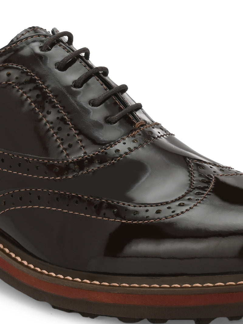 ALBERTO TORRESI MENS SEBESTIAN WING-TIP BROGUE SHOES FOR MEN