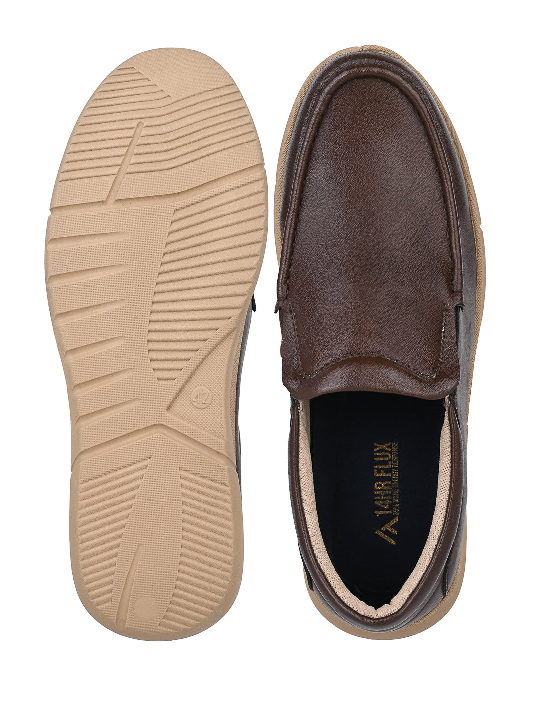 Blue Magic Napa Leather Formal Slip-On Sneakers (EVA Sole, 14H Flux)