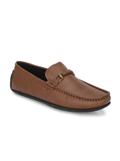 Alberto Torresi Mild Grained Synthetic Buckled Tan Men&