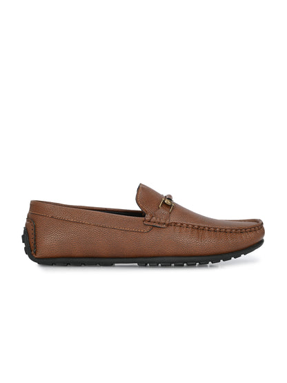 Alberto Torresi Mild Grained Synthetic Buckled Tan Men&