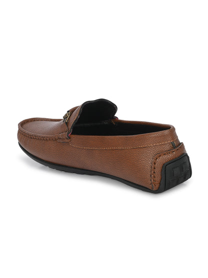 Alberto Torresi Mild Grained Synthetic Buckled Tan Men&