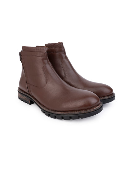 Brown Ankle Length Boots
