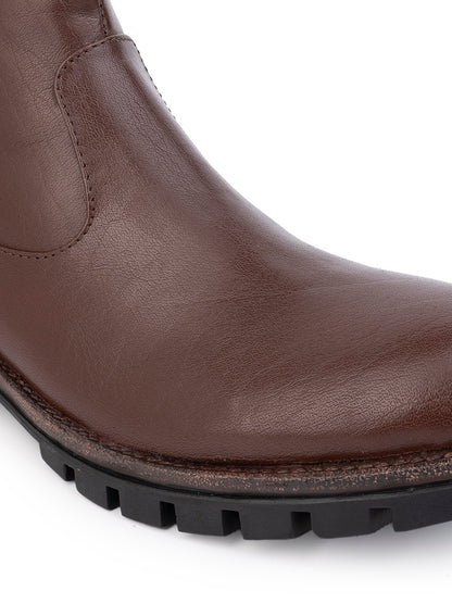 Brown Ankle Length Boots