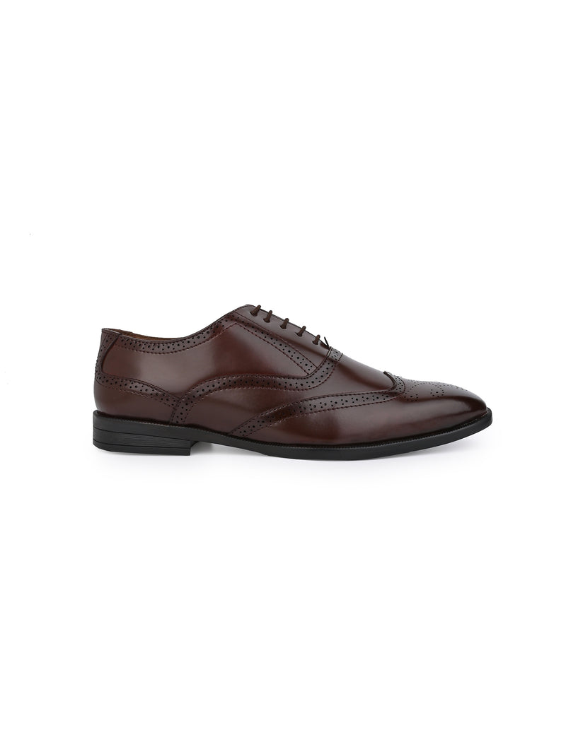 Alberto Torresi Brown formal Brogue Shoes