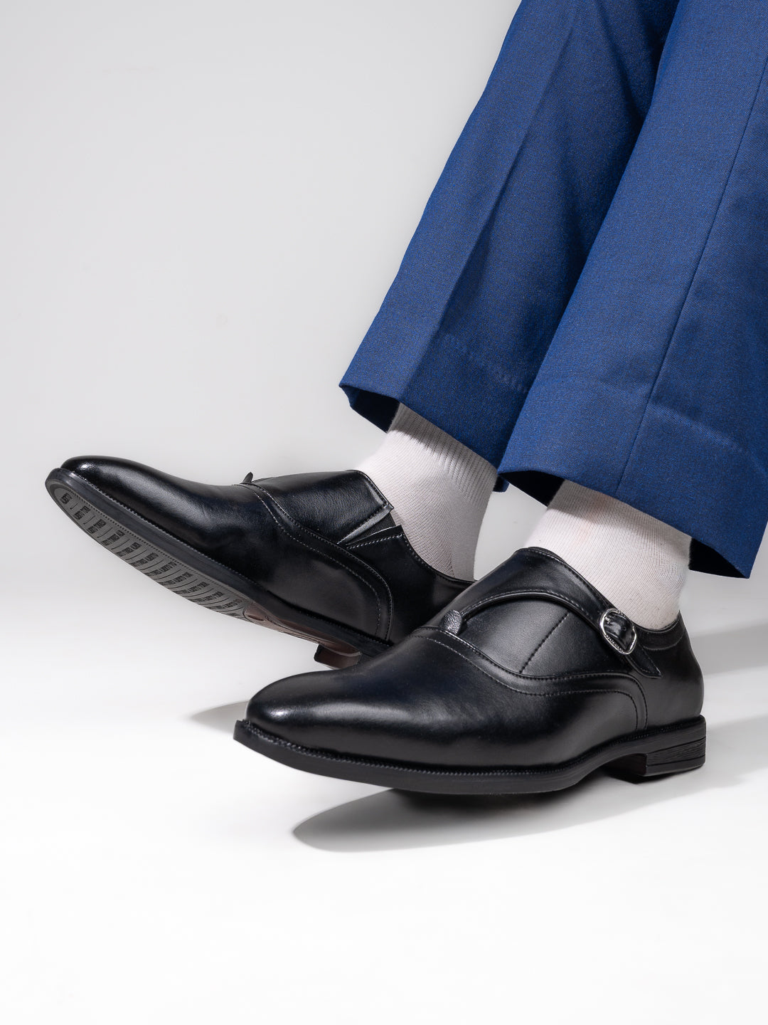 Alberto Torresi Black Slipon formal Shoes
