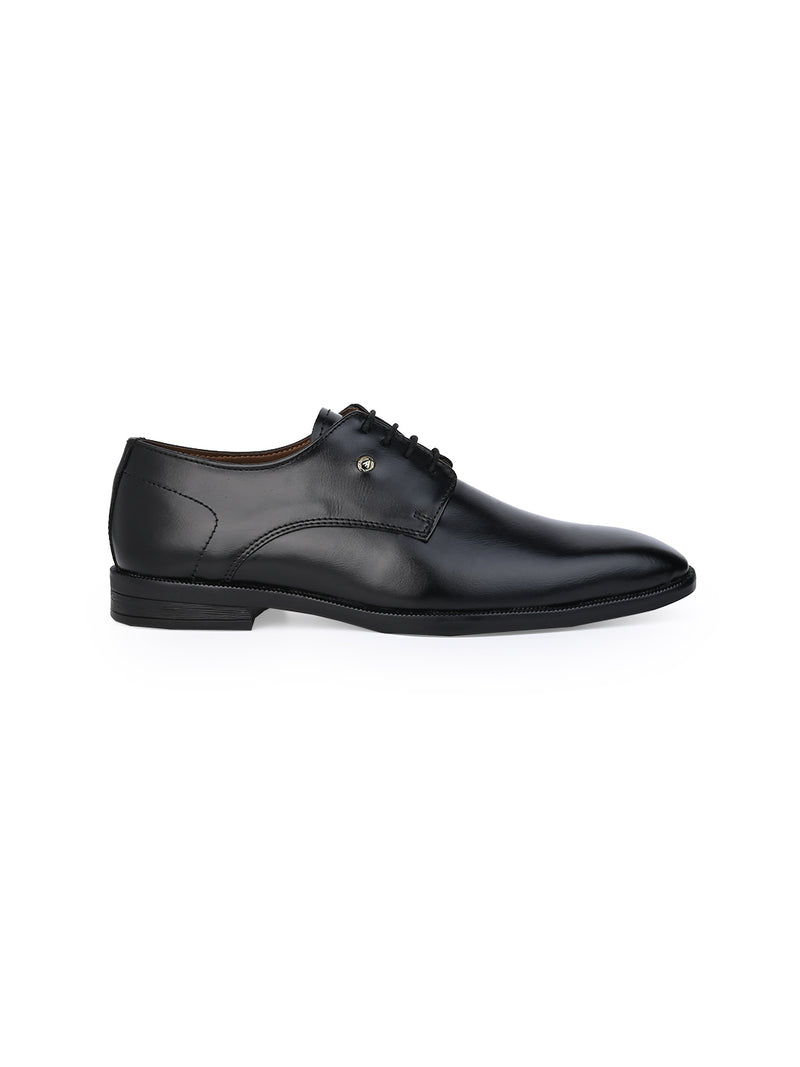 Alberto Torresi Black Laceup formal Shoes