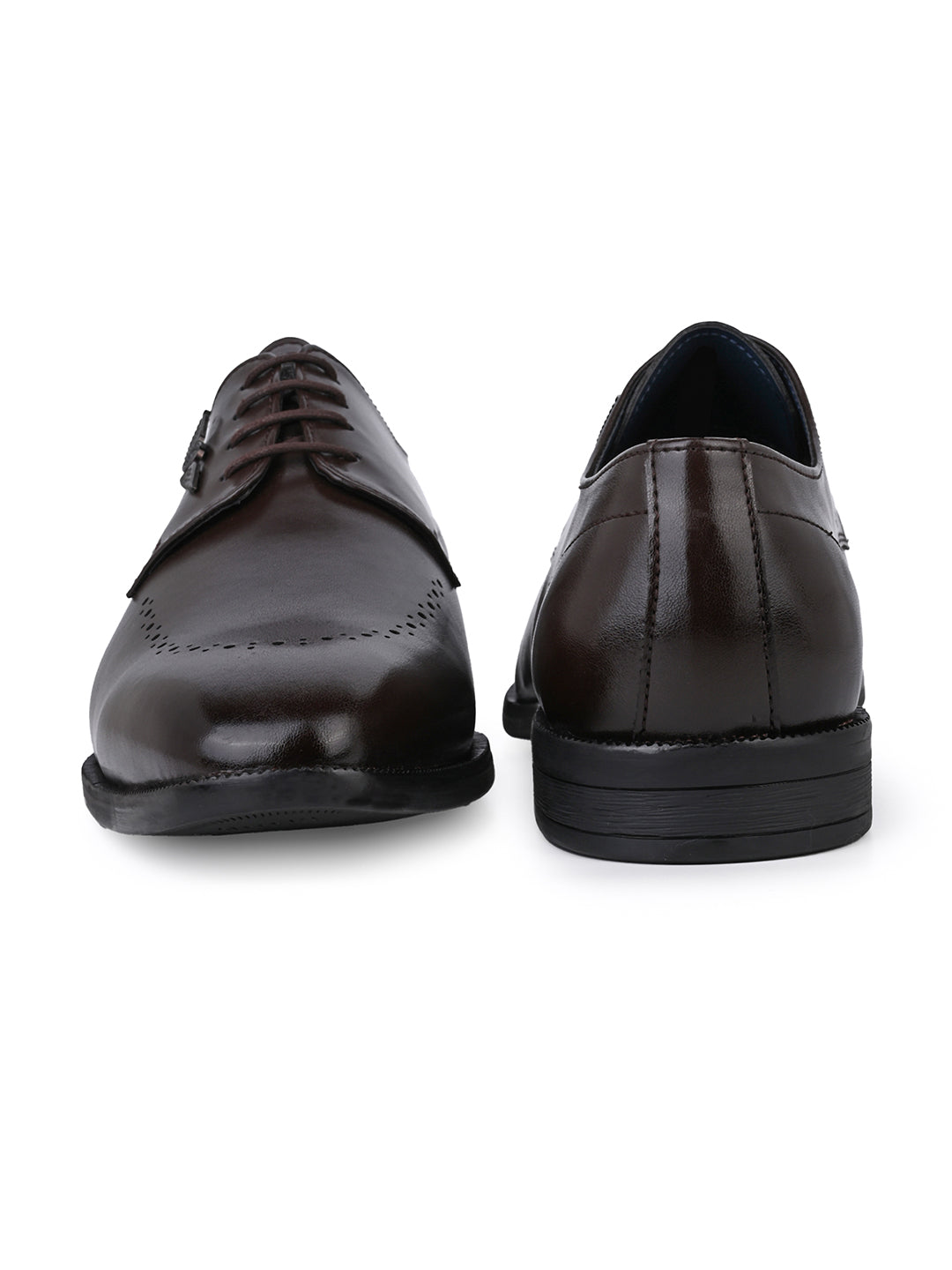 Alberto Torresi Hungary Series 607 Branded Sole Brown Formal Shoes