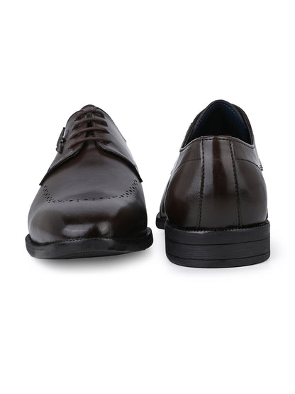 Alberto Torresi Hungary Series 607 Branded Sole Brown Formal Shoes