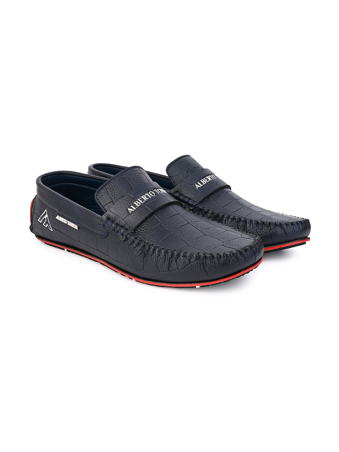 Alberto torresi Synthetic Navy Casual Loafers