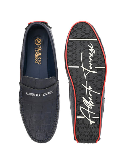 Alberto torresi Synthetic Navy Casual Loafers