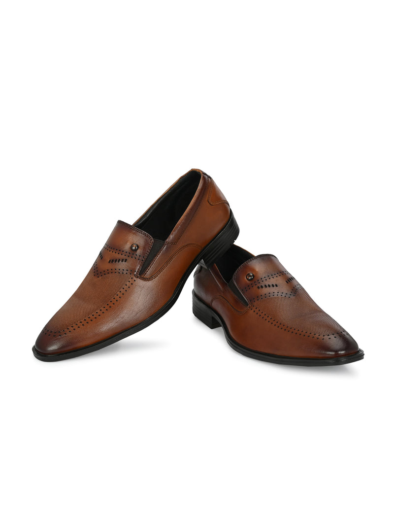 Alberto Torresi Tan Formal Shoe For Men