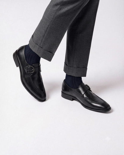 Alberto Torresi Genuine Leather Monk Shoes
