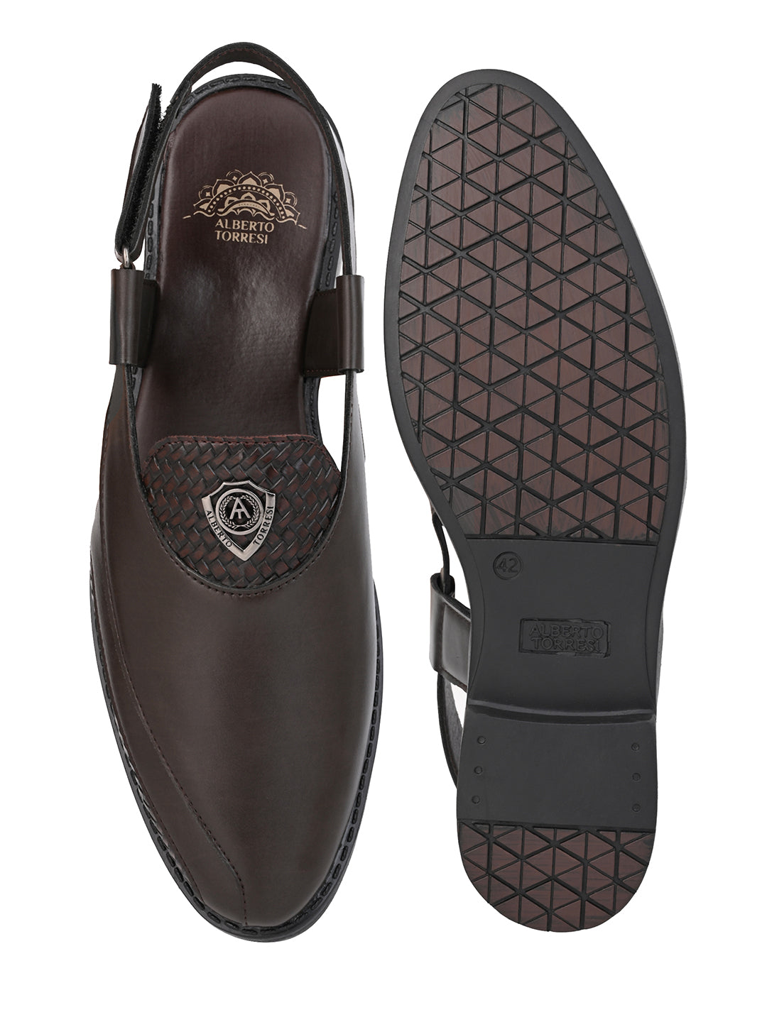 Alberto Torresi Peshawari Sandal With Padded Insole