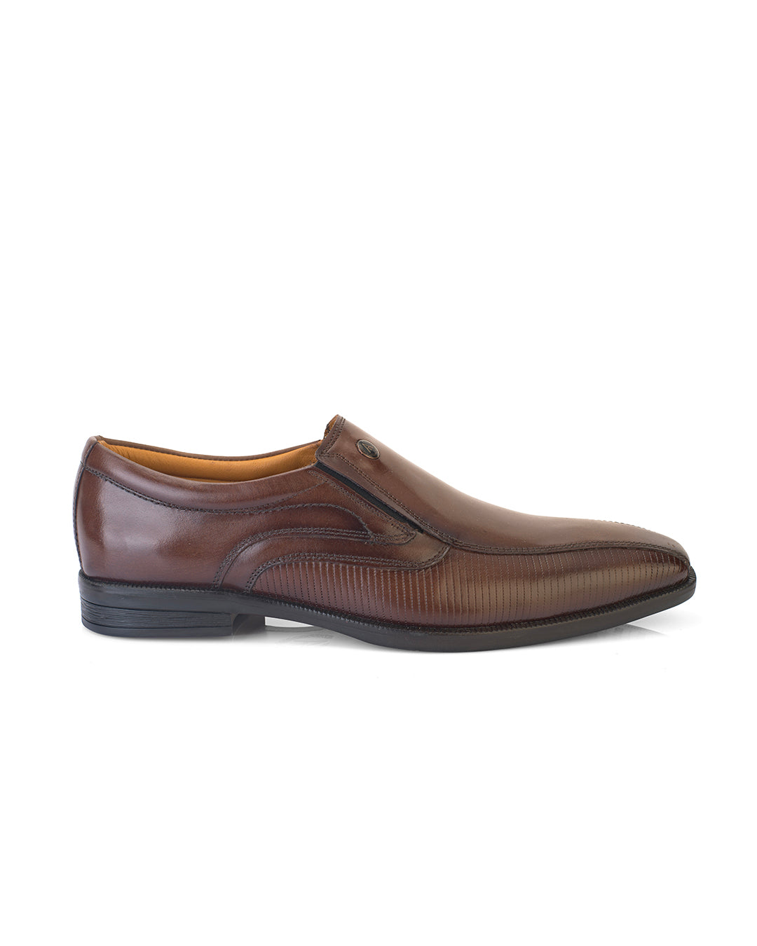Alberto Torresi Hungary Series Brown Leather Formal Shoe With Branded Sole