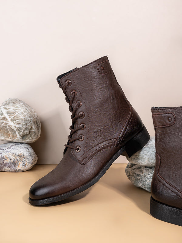Alberto Torresi Barcus Brown Ankle Boots