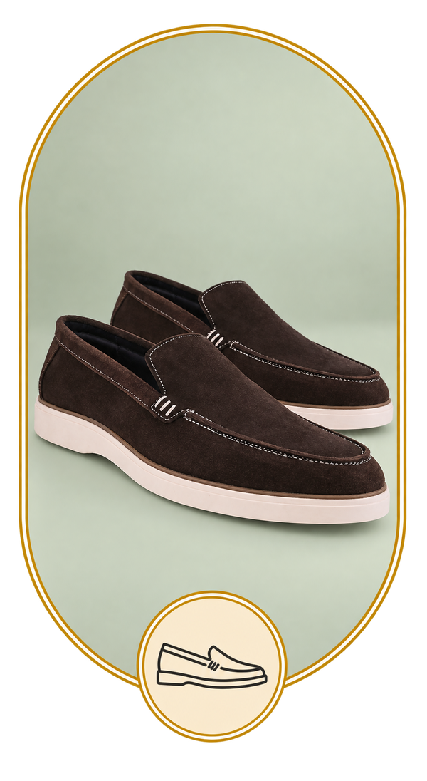 Suede Loafers