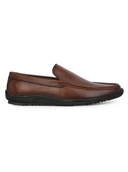 Alberto Torresi Genuine Leather Filter Series Rubber Sole With Padded Comfort Plain Loafers