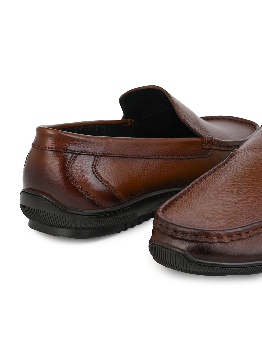 Alberto Torresi Genuine Leather Filter Series Rubber Sole With Padded Comfort Plain Loafers
