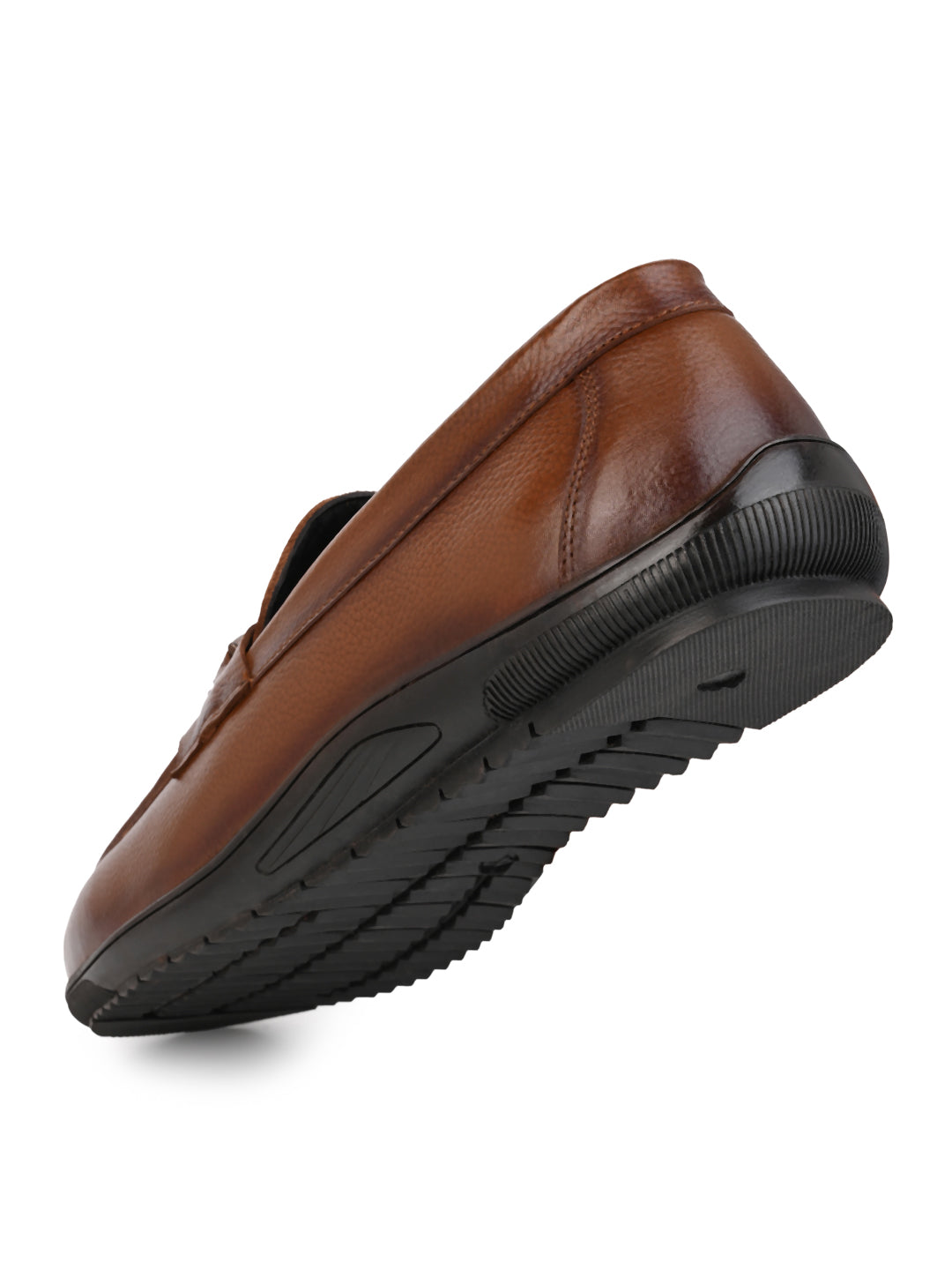 Alberto Torresi Genuine Leather Filter Your Pain Rubber Sole Loafers