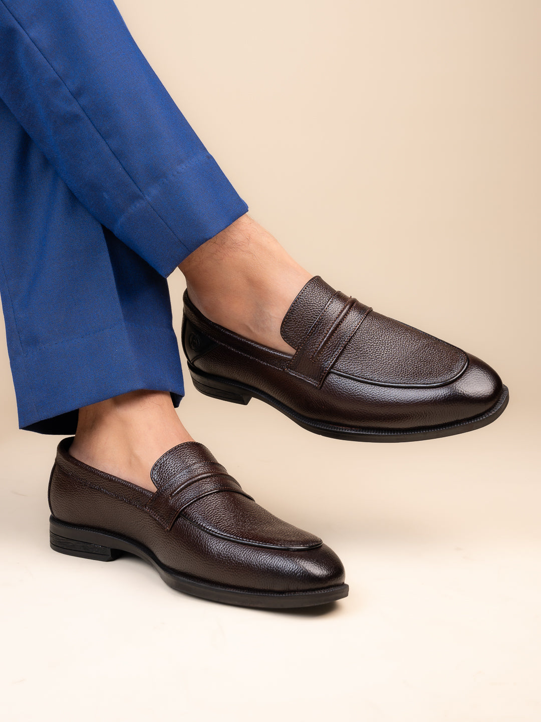 Alberto Torresi Brown Formals Loafers