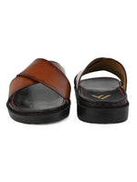 Alberto Torresi Deriko Tan Genuine Leather Flats