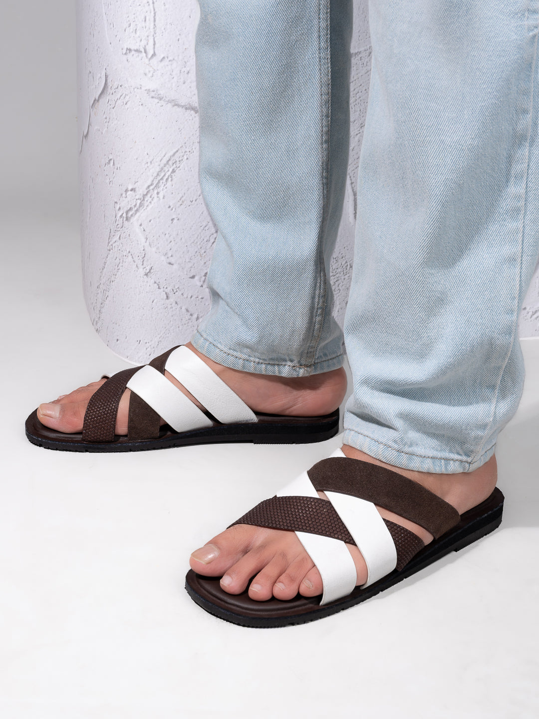 Alberto Torresi Men  Brown Slippers