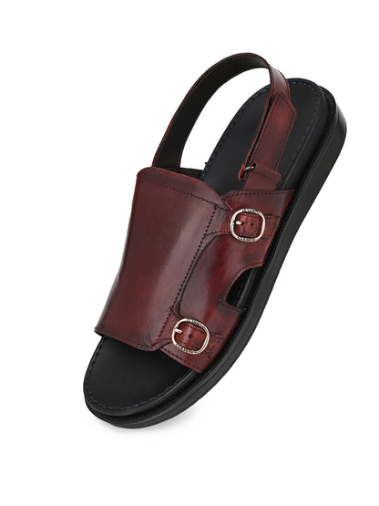 Alberto Torresi Bordo Genuine Leather Slingback Sandals For Men