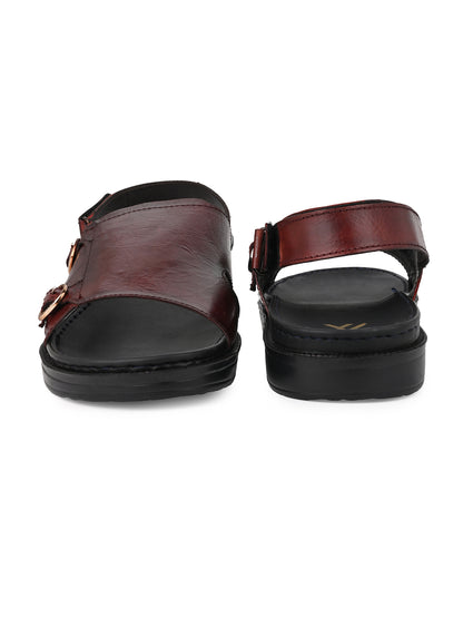 Alberto Torresi Bordo Genuine Leather Slingback Sandals For Men