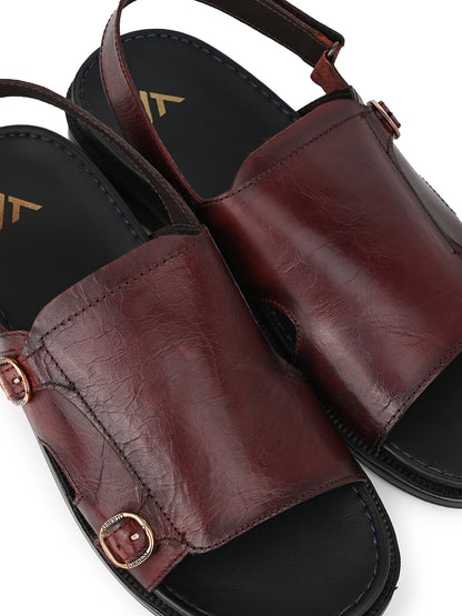 Alberto Torresi Bordo Genuine Leather Slingback Sandals For Men