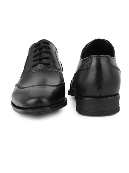Alberto Torresi Genuine Leather Black Laceup Formal Shoes Oxford For Men