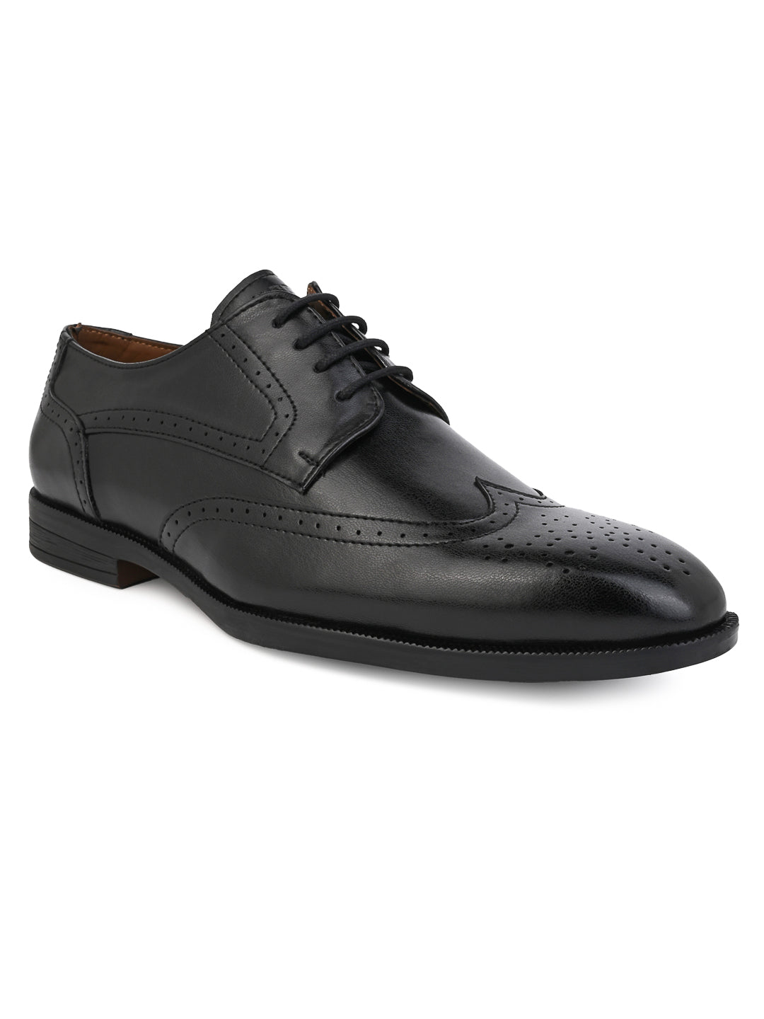 Alberto Torresi Black formal Brogue Shoes
