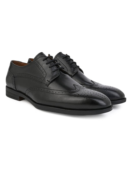 Alberto Torresi Black formal Brogue Shoes
