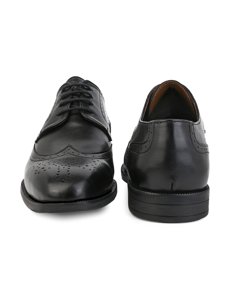 Alberto Torresi Black formal Brogue Shoes