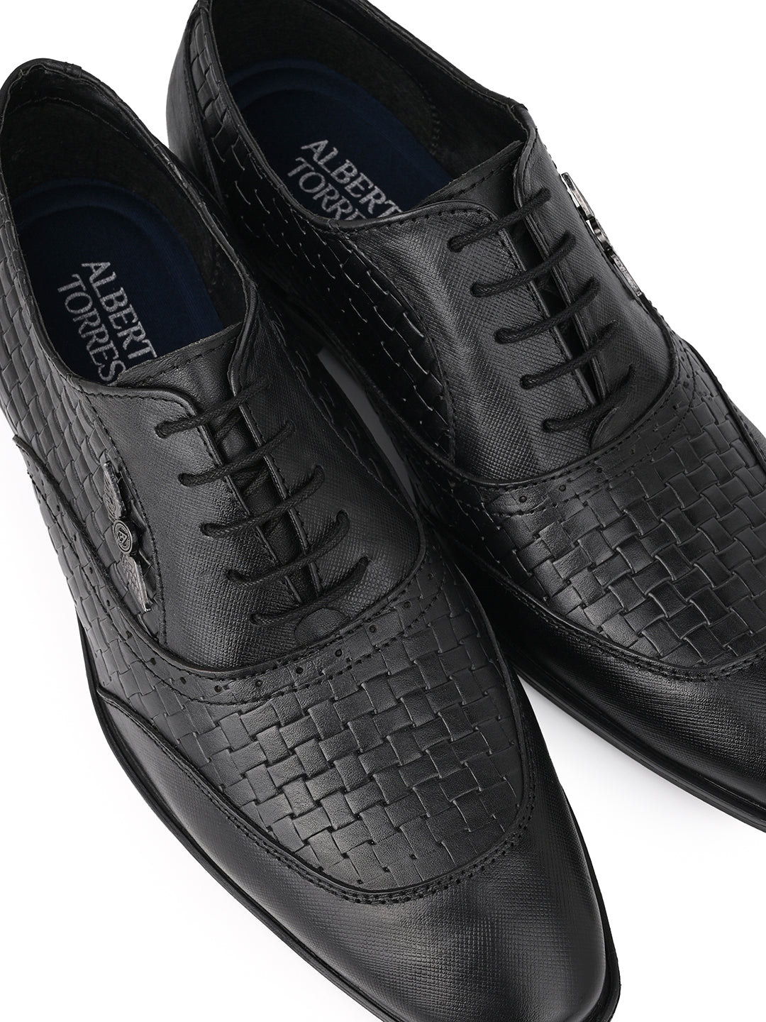 Alberto Torresi Black Formal Shoe For Men