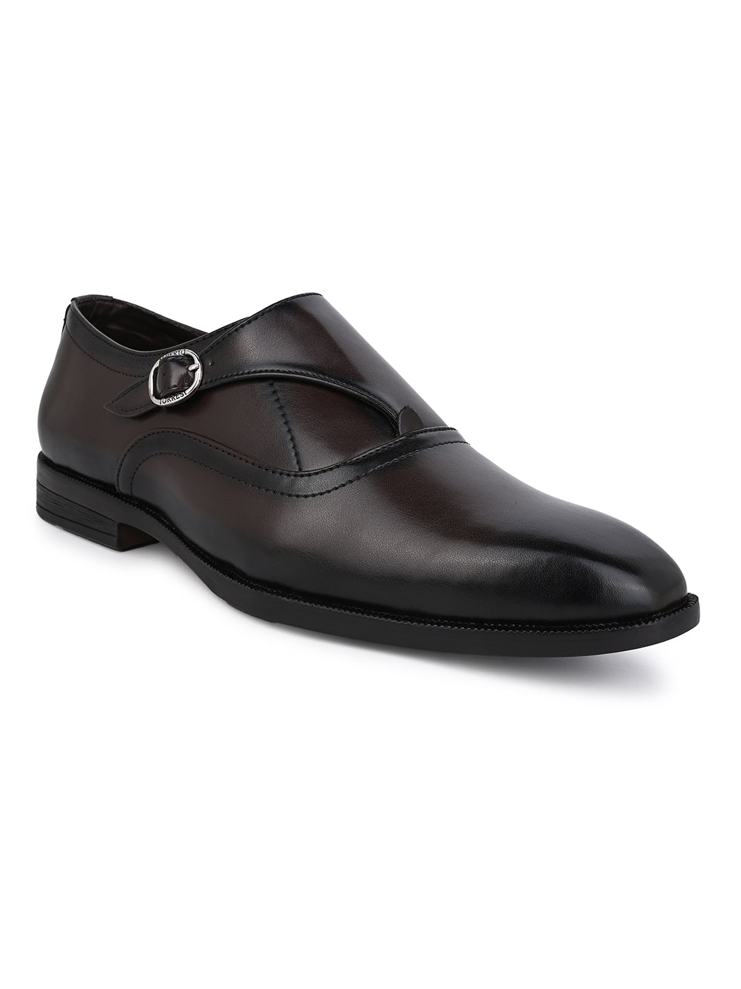 Alberto Torresi Hungary Series 606 Versatile Brown Formal Monk Shoes