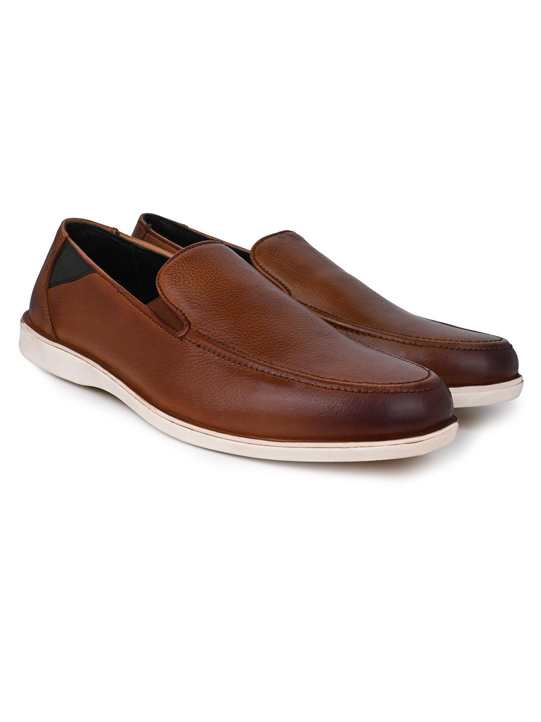 Alberto Torresi Tan Round Sneakers for Men