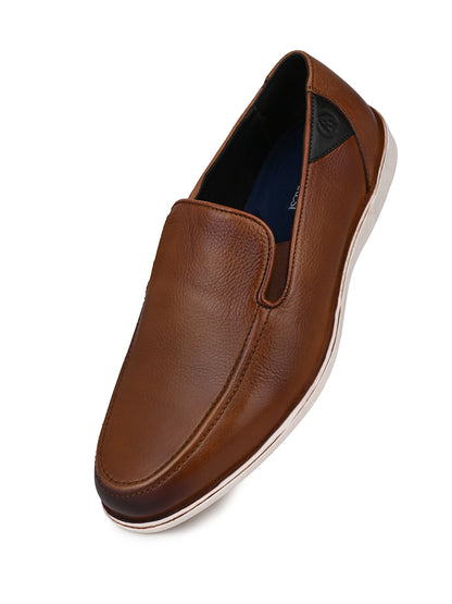 Alberto Torresi Tan Round Sneakers for Men