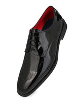 Alberto Torresi Black Patent Lace up Formal Shoes