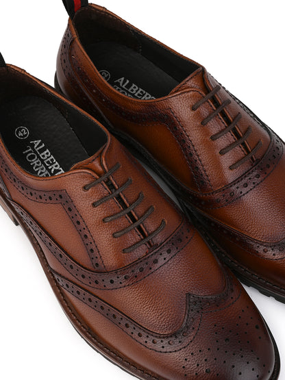 Alberto Torresi Latest Brogue Shoes With Padded Insole