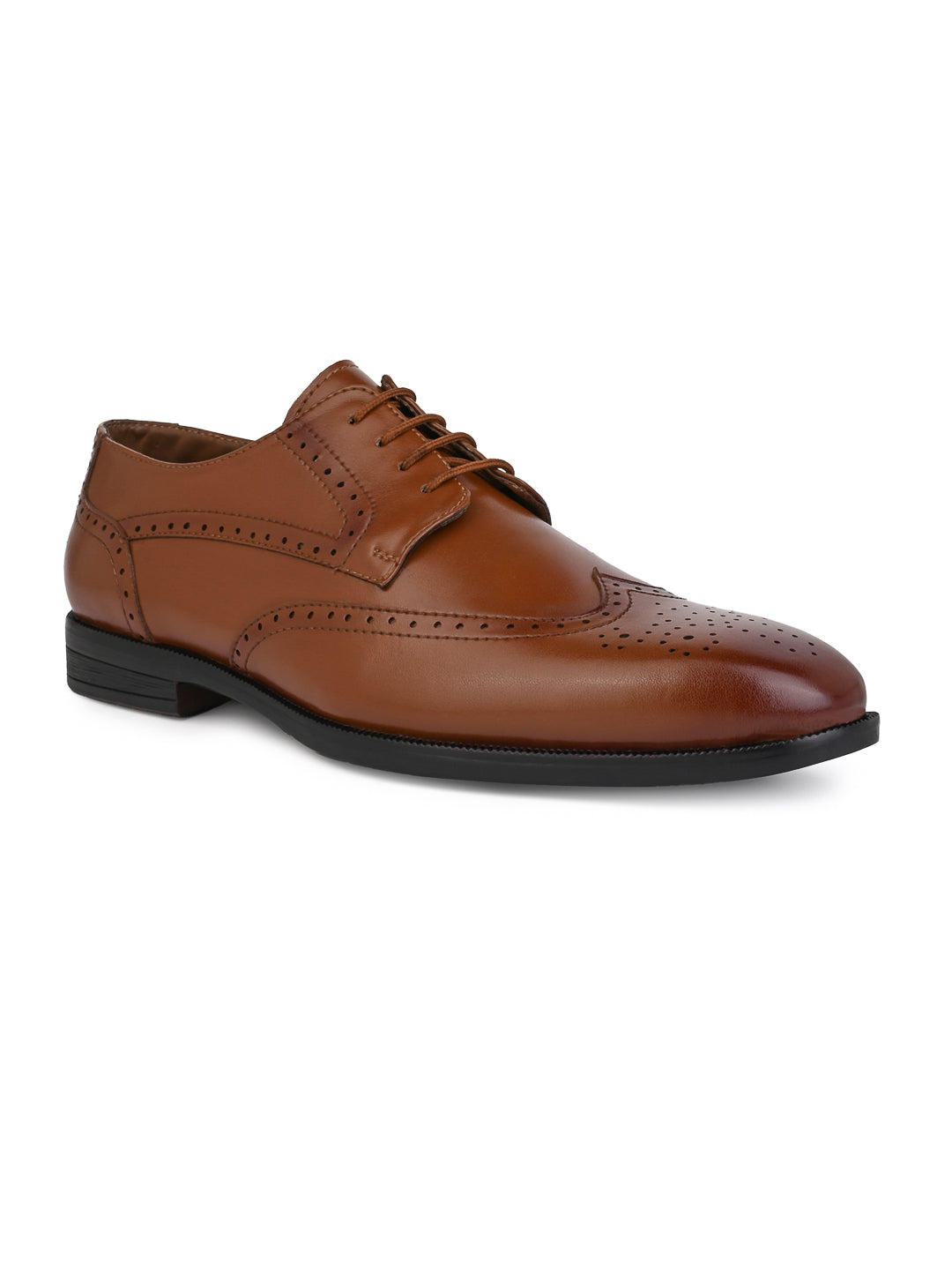 Alberto Torresi Tan formal Brogue Shoes