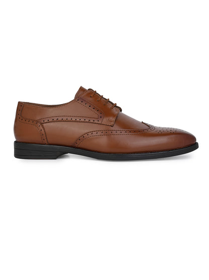 Alberto Torresi Tan formal Brogue Shoes
