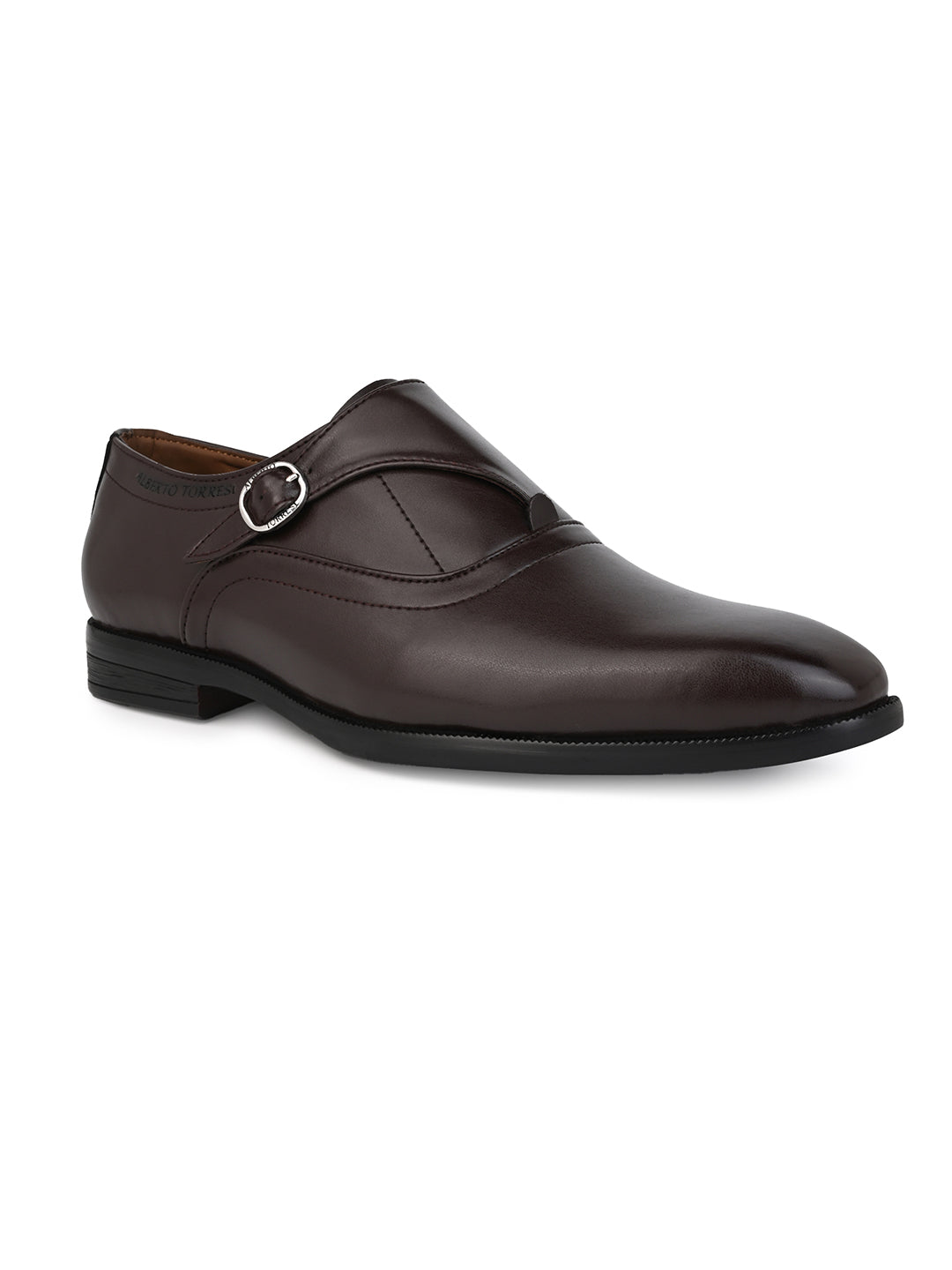Alberto Torresi Hungary Series 606 Versatile Brown Formal Monk Shoes