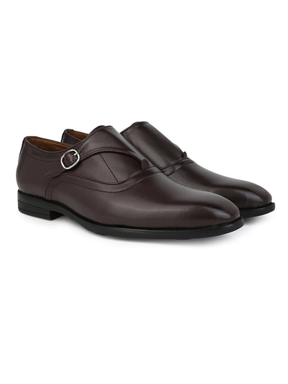 Alberto Torresi Hungary Series 606 Versatile Brown Formal Monk Shoes