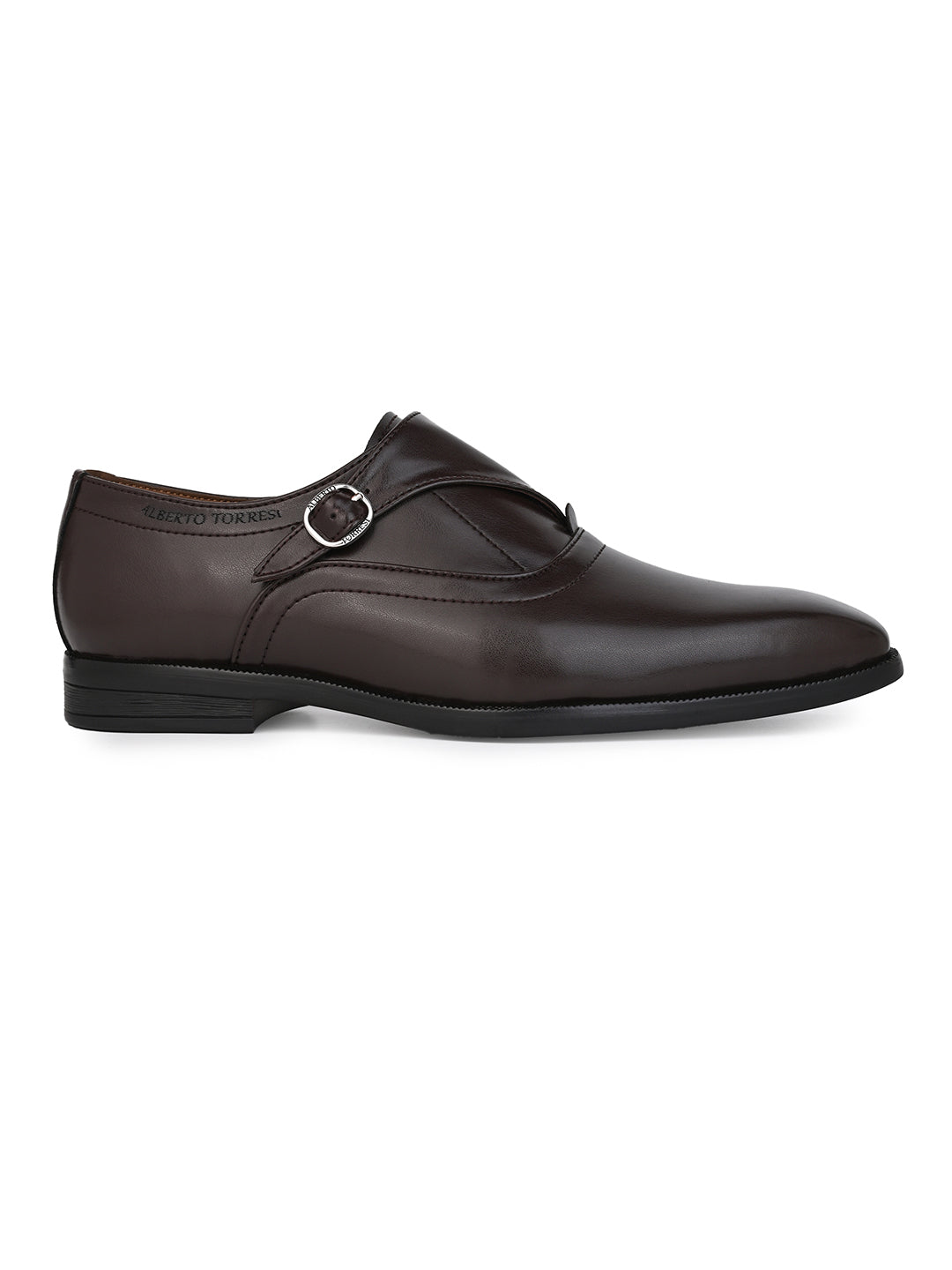 Alberto Torresi Hungary Series 606 Versatile Brown Formal Monk Shoes
