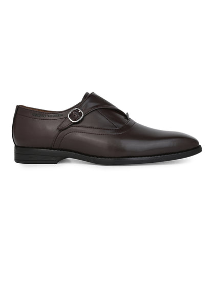 Alberto Torresi Hungary Series 606 Versatile Brown Formal Monk Shoes