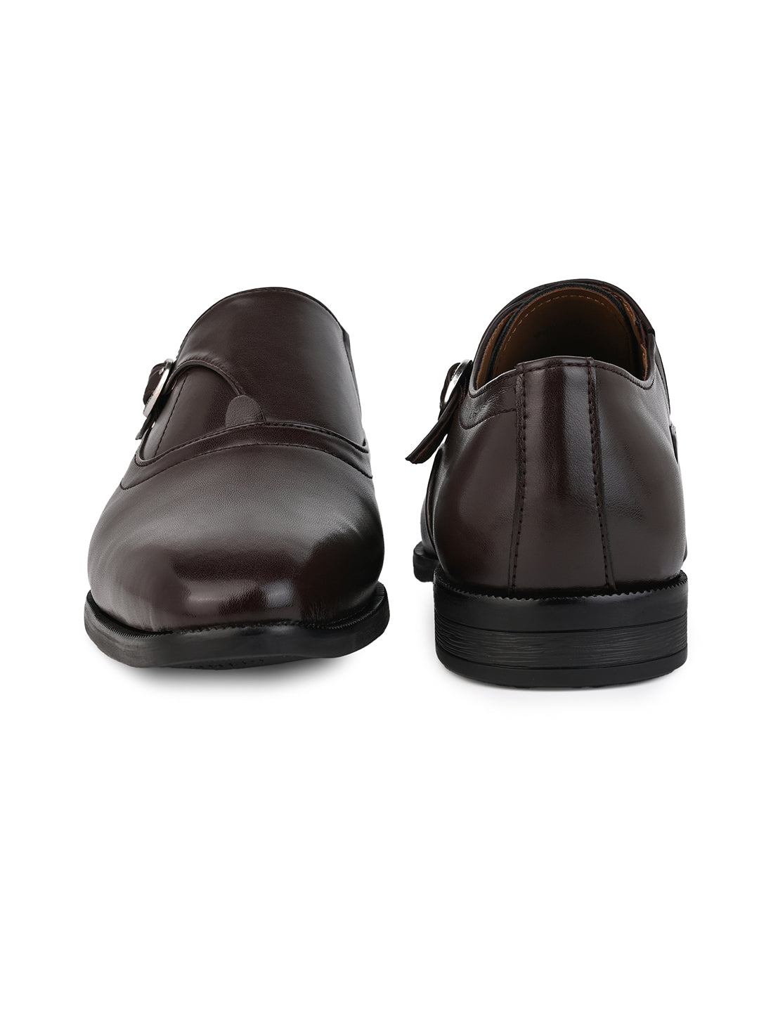 Alberto Torresi Hungary Series 606 Versatile Brown Formal Monk Shoes