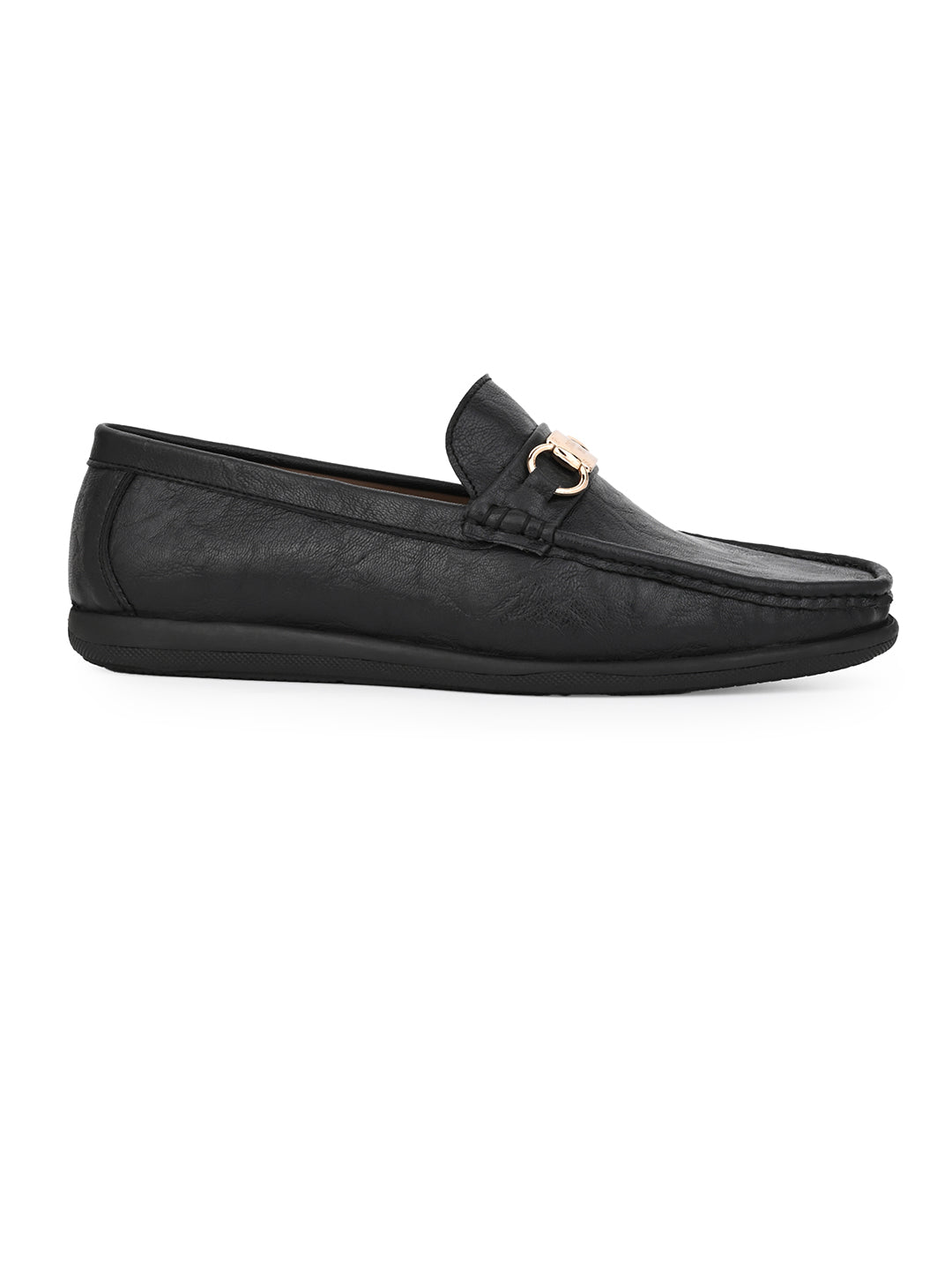 Alberto Torresi Twisty Series 531 Full Flex Rubber Sole Slip In Black Casual Loafers
